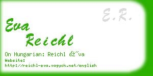 eva reichl business card